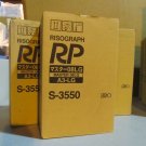 6 Genuine Riso Brand S-3550 Master Rolls Risograph RP 3700 RP 3790 OEM  RP08LG