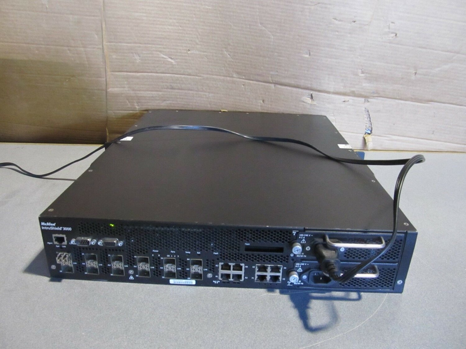 OEM mcafee intrushield  3000 model instrushield I-3000