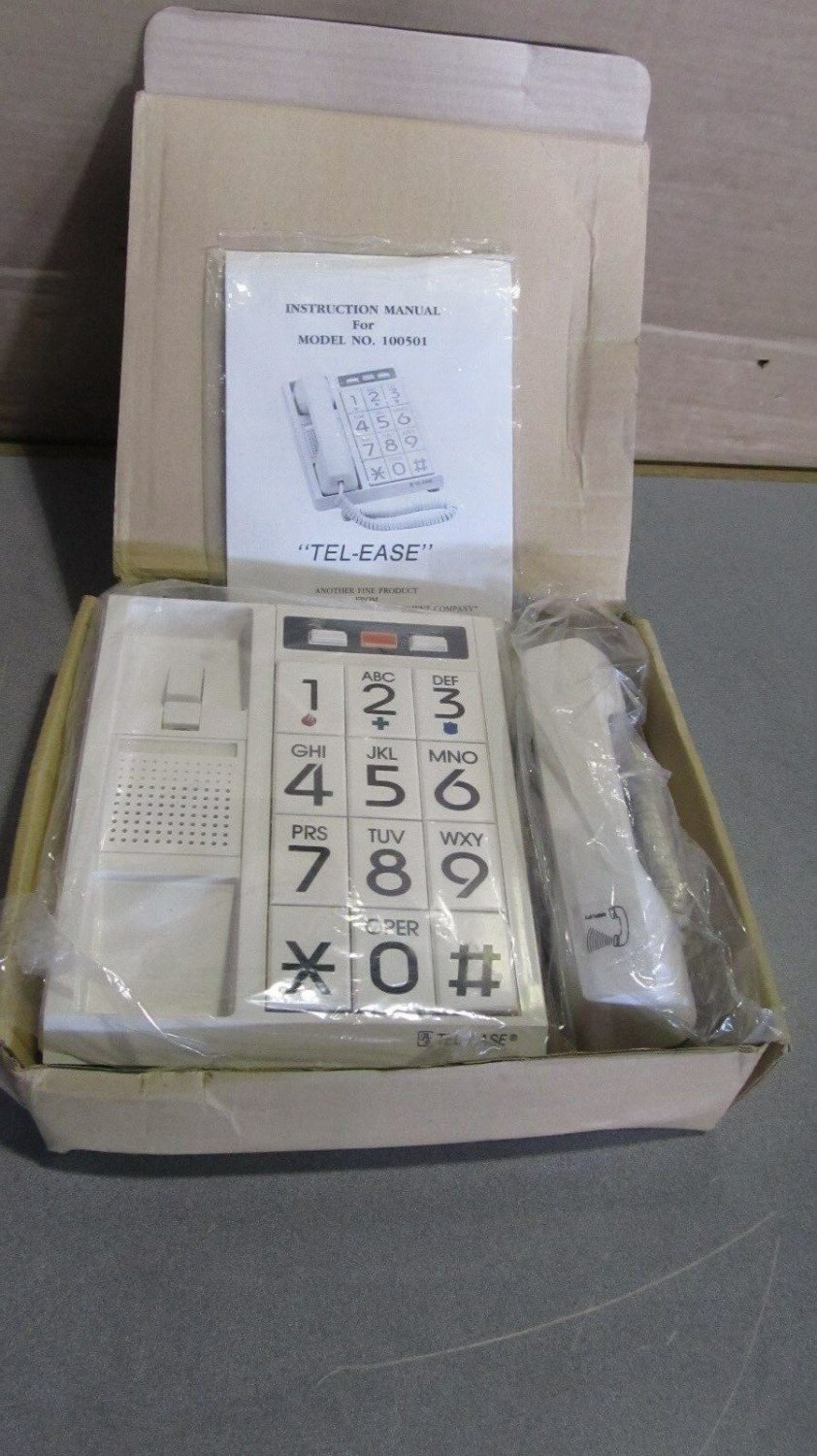 OEM tel-ease vision hearing impaired phone model no.10502