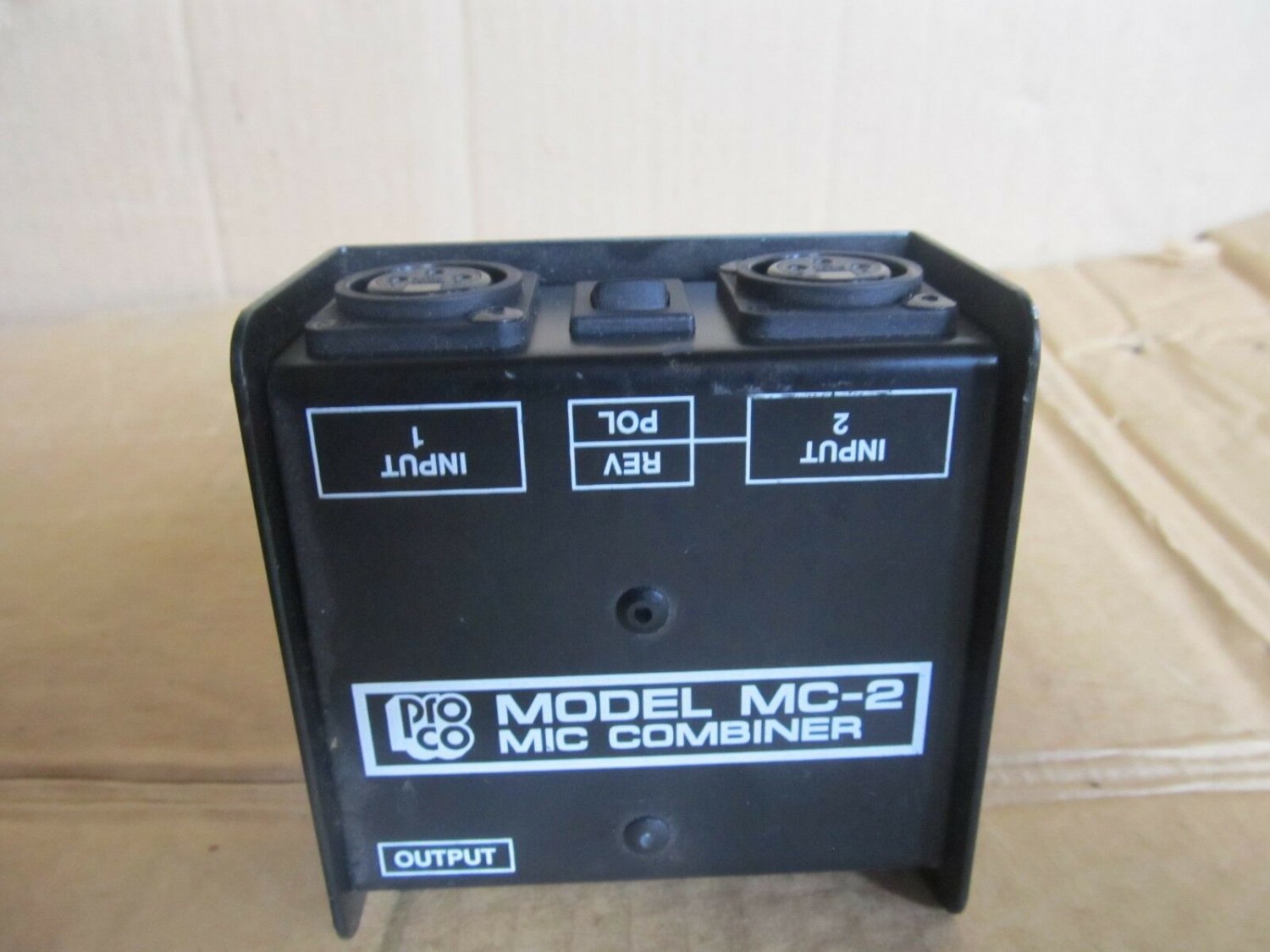 OEM ProCo MC-2  Microphone Combining Box, Passive Signal Combiner, VGC,