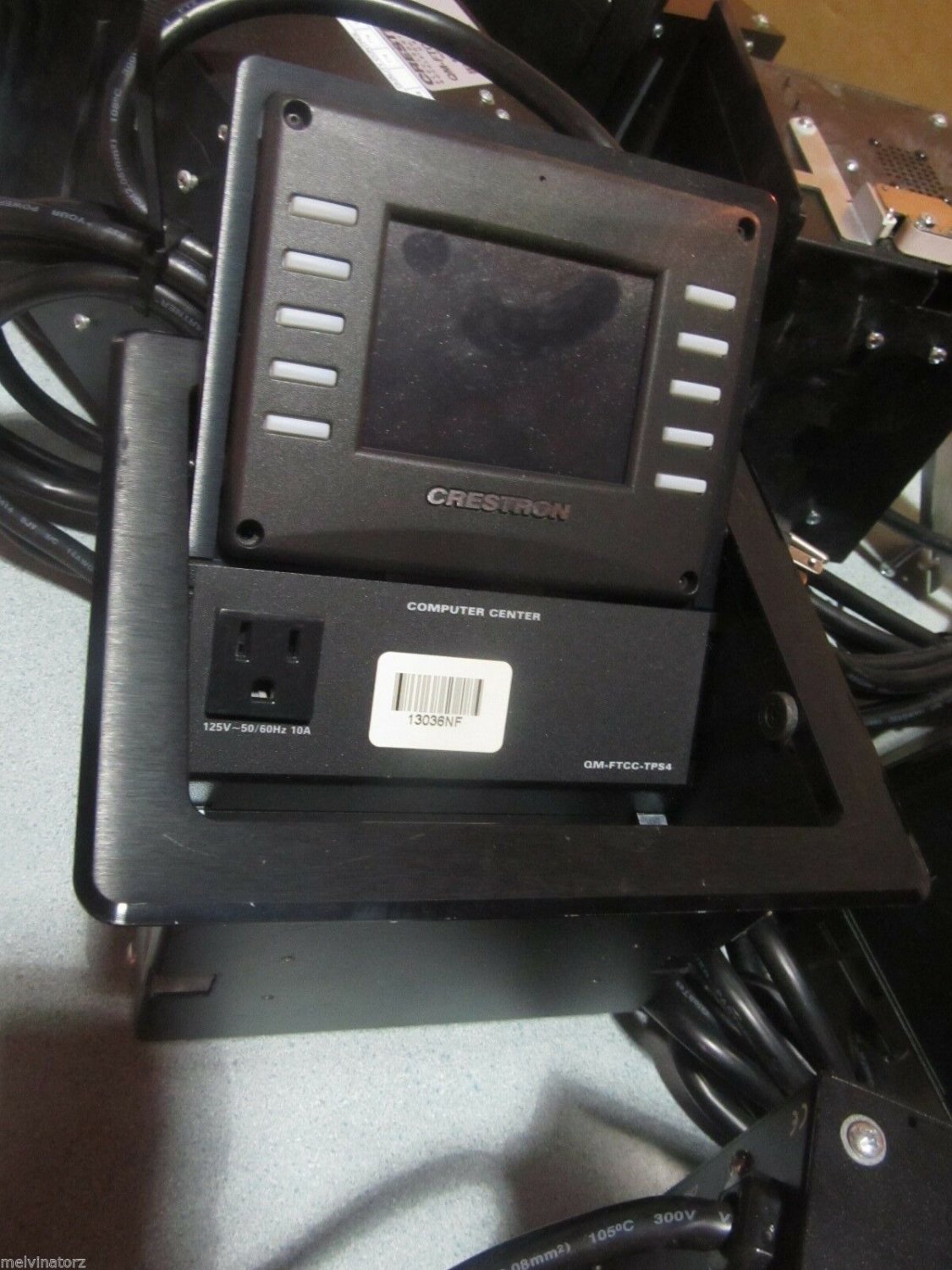 OEM Crestron QM-FTCC-TPS4-B 3.6" QuickMedia FlipTop Touchpanel Computer Center