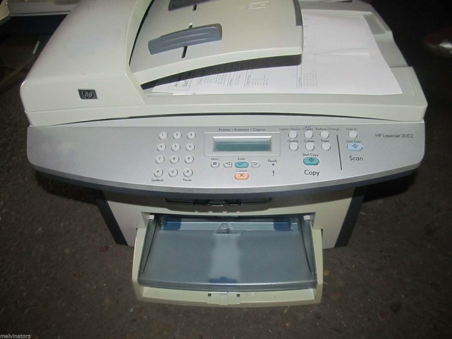 HP LASERJET 3052n 3052 PRINTER SCANNER COPIER PRINTER Q6502A 64 MB