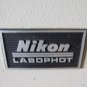OEM nikon labophot microscope w/2 objective lens 100-100