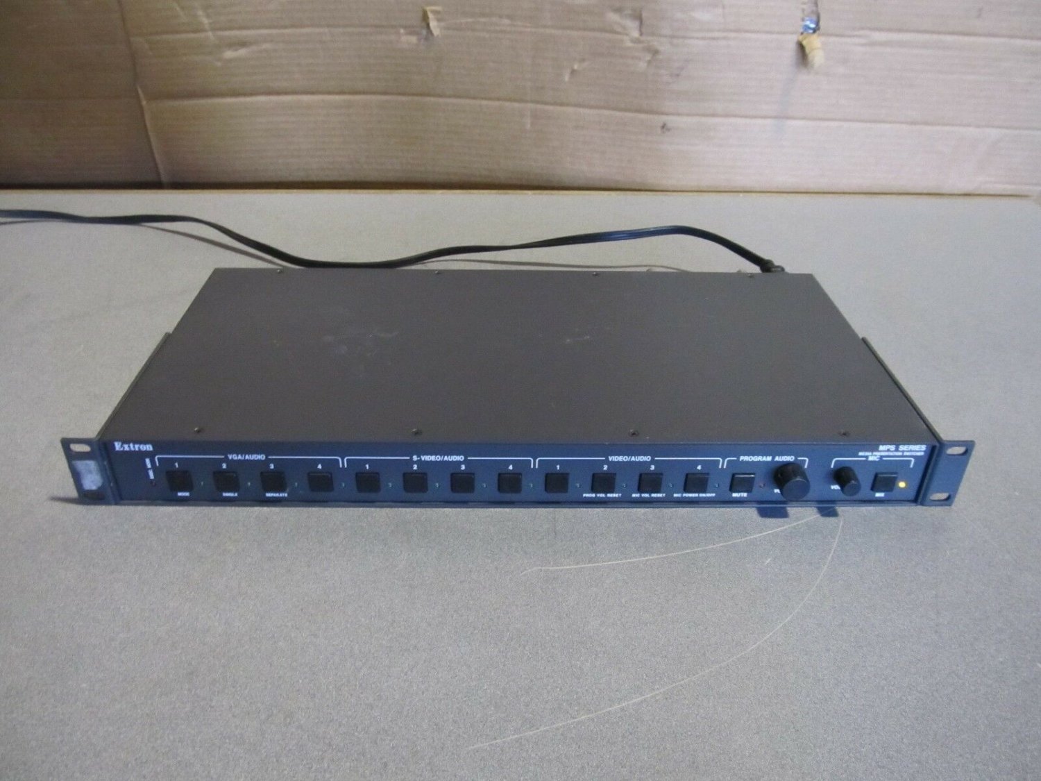 OEM extron MPS 112 media presentation switcher w/rack mouth
