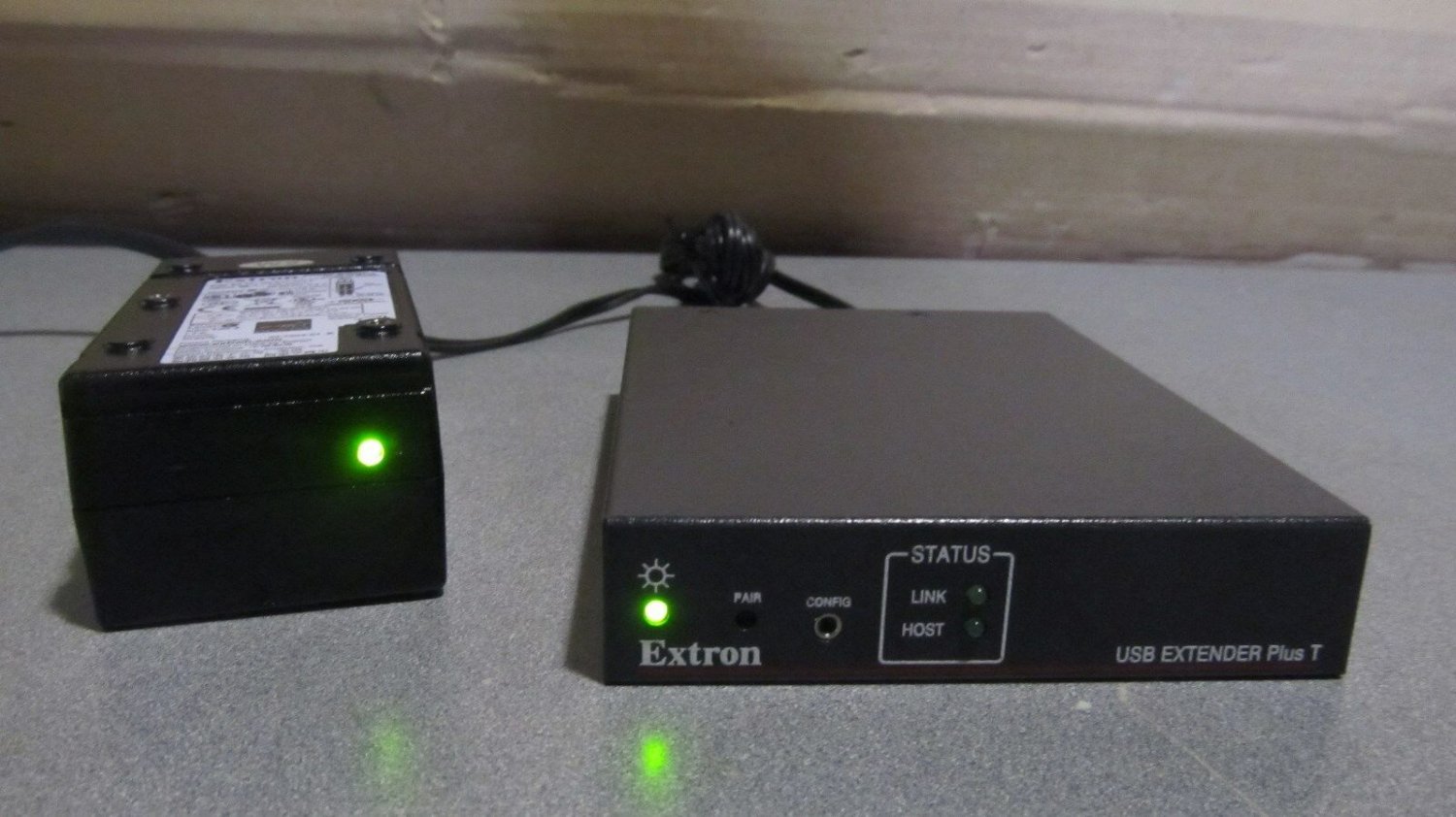 OEM extron USB extender plus T/R transmitter and receiver w/adapter