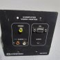 OEM CRESTRON INTERFACE PANEL BLACK WALL PLATE IM-WCVI