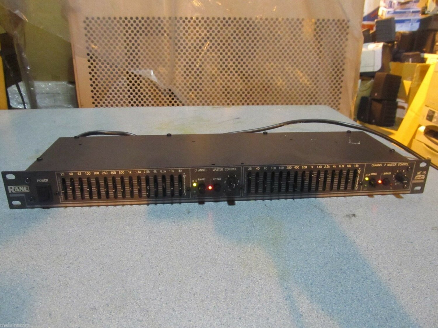 Rane ME-15 Dual Channel Master Control Graphic Equalizer