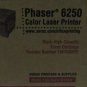 OEM xerox black high capacity toner catridge phaser 6250 R/N 106R00675