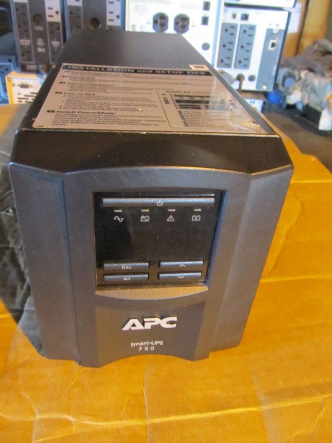 Oem Apc Smart Ups 750 Model Smt750 750 No Batteries No Battery Cable 7555