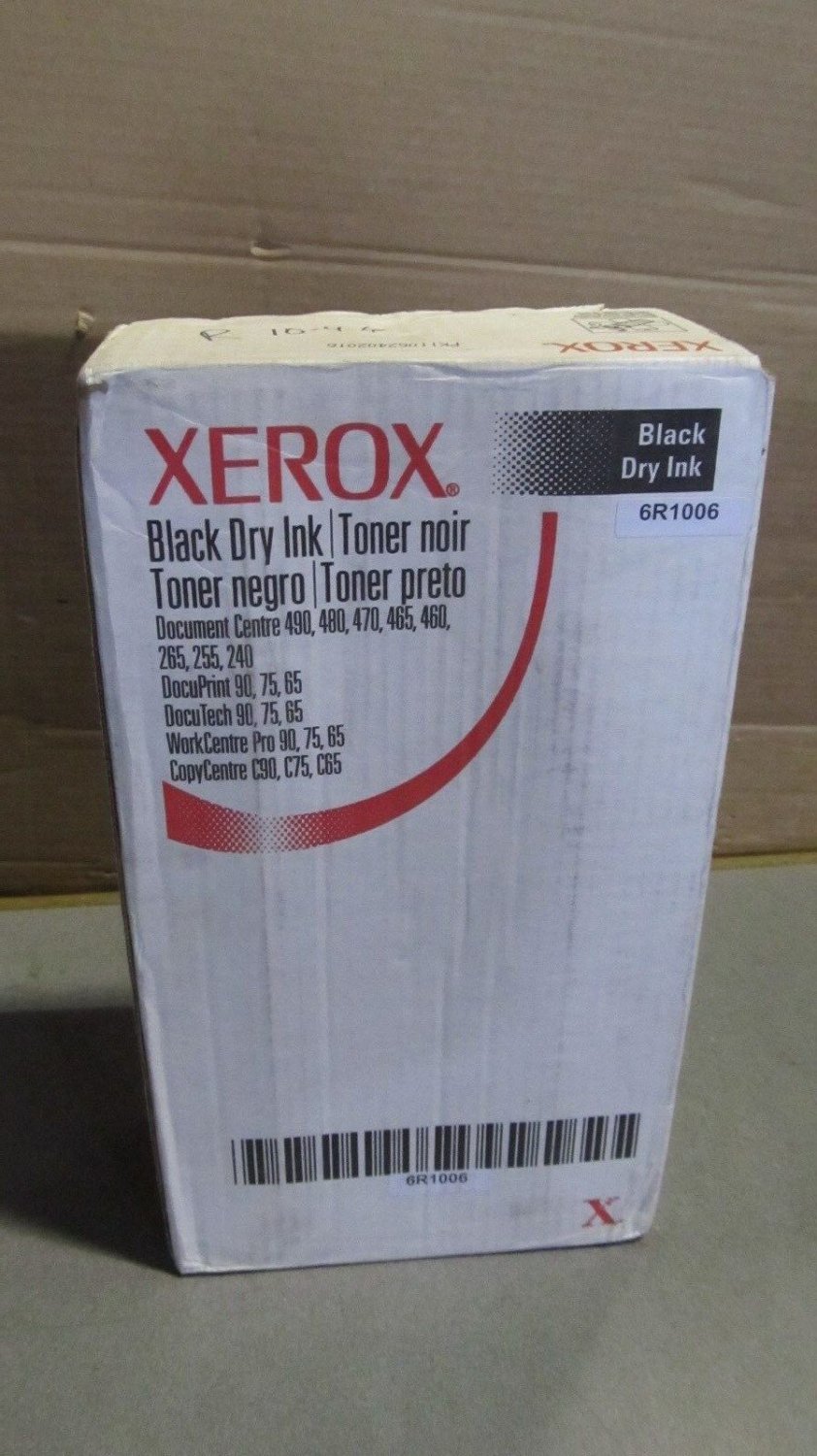 OEM xerox black dry ink 6R1006 - 2 TUBES in a BOX