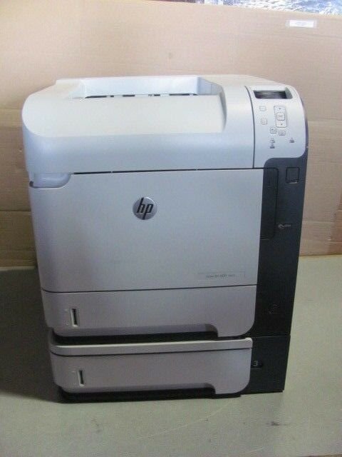 OEM HP laserJet 600 M601 printer w/toner Extra Tray & Duplexer included Low page