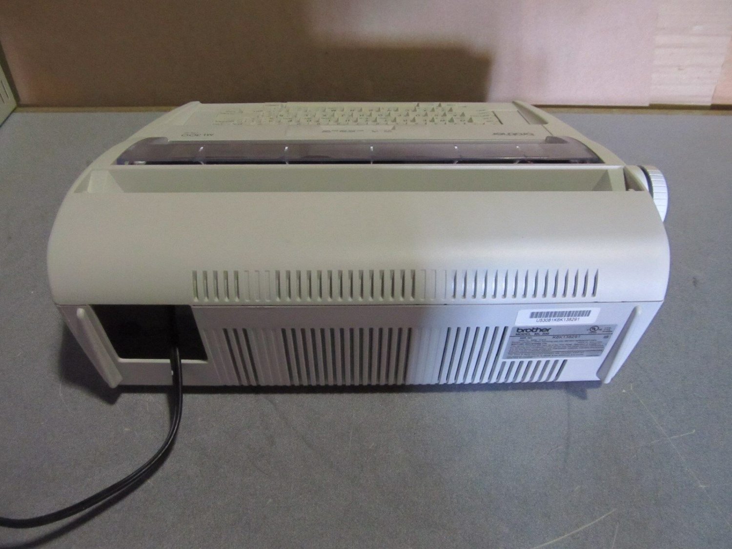 OEM brother ML 300 display typewriter