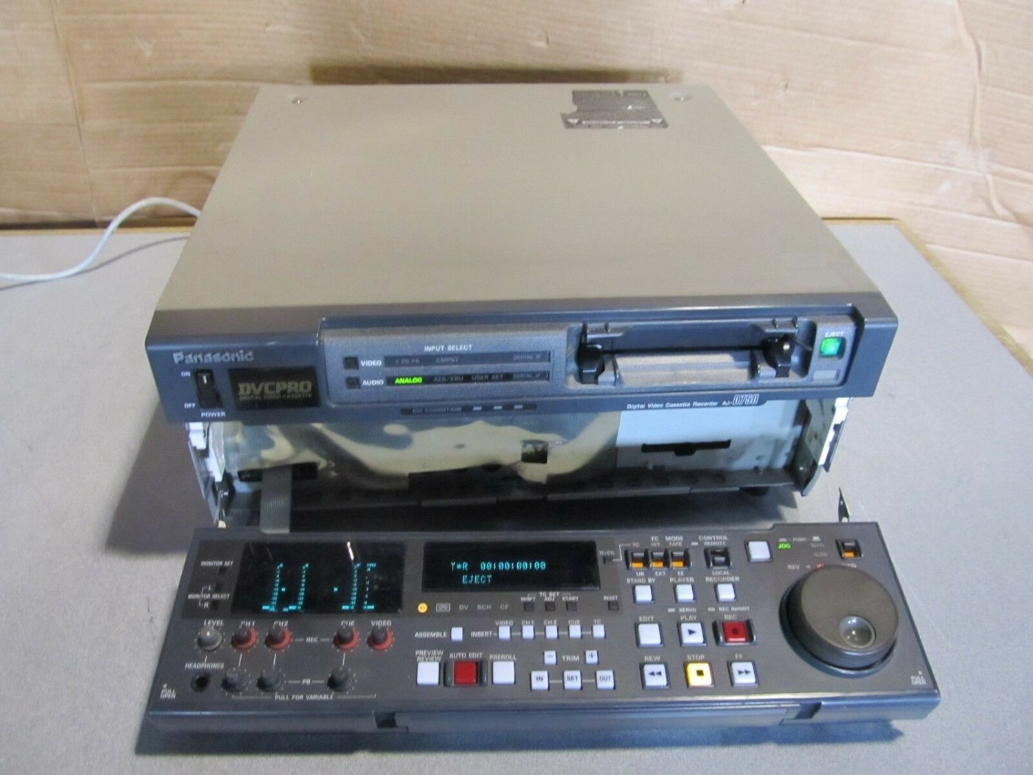 OEM panasonic digital video cassette recorder model AJ-D650P