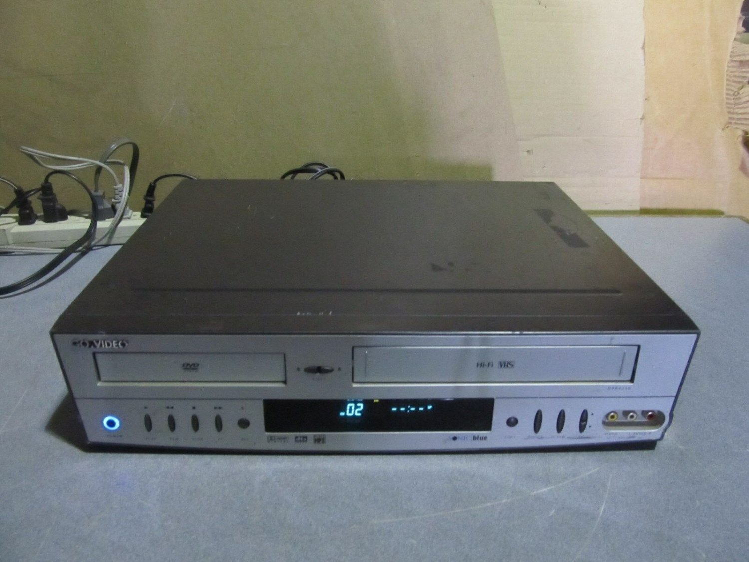 OEM Go video DVD/VHS dual deck model no.DVR4250