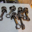6PCS OEM  Yamaha 225 250HP OX66 piston & connecting rod 61A-11650-00-00