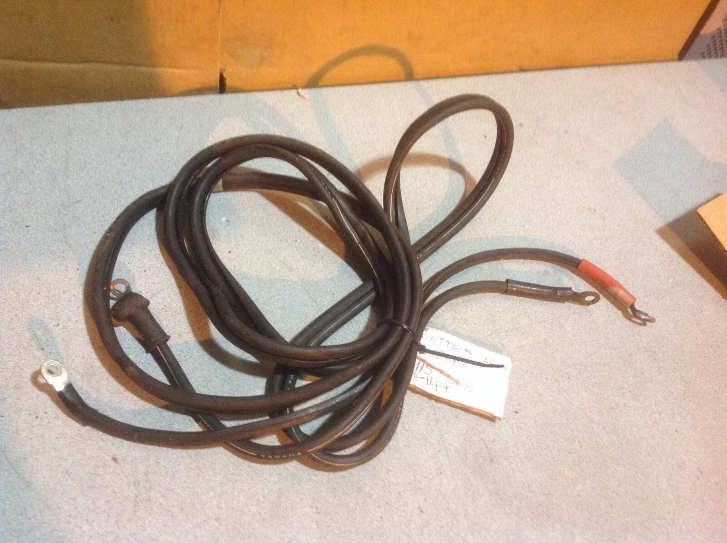 OEM Yamaha Outboard Battery cable 11FT