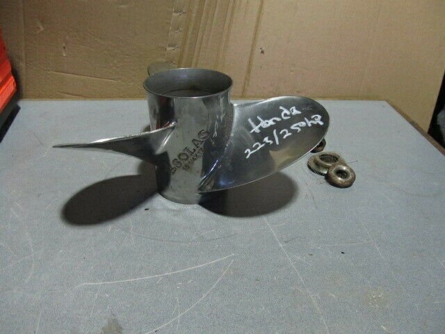 OEM Solas Stainless Steel Propeller E3 15.25 x 17 RT Honda 150 200 225 Yamaha
