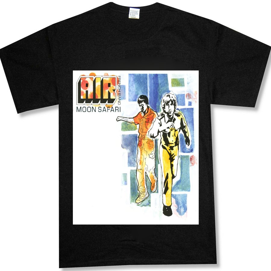 Air - Moon Safari Rap Hip Hop Rock T-Shirts Vintage Rock Roll T Shirts Unisex