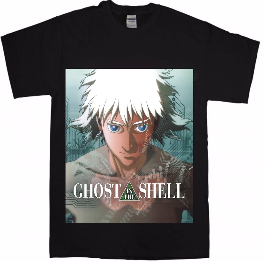 Ghost in the Shell Anime Animated T-Shirts Unisex T Shirts Mens Woman Shirt
