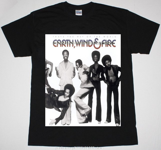Earth, Wind and Fire - That&acirc;��s the Way of the World Pop Rock T-Shirts Vintage Rap Hip Hop Shirts