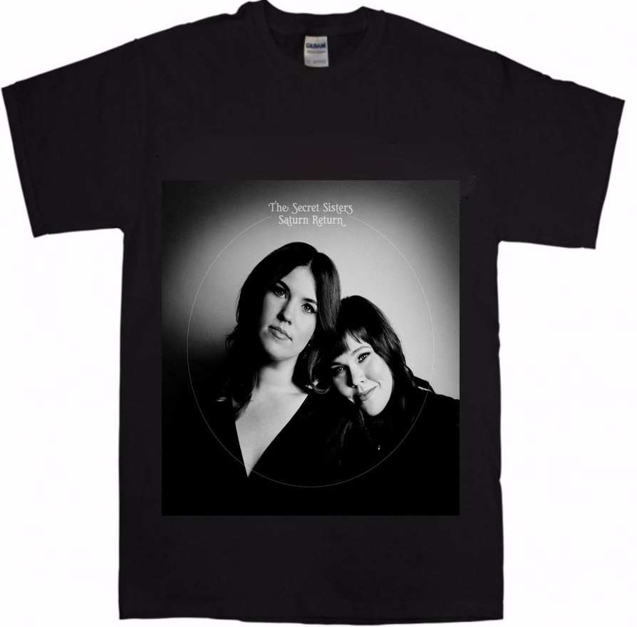 New The Secret Sisters - Saturn Return Rock T-Shirts Popular Indie Rock n Roll Mens T-Shirt