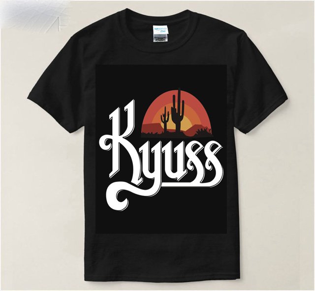 Kyuss Black Widow Stoner Vintage Rock T-Shirts Popular Indie Rock n Roll Mens Woman T-Shirt