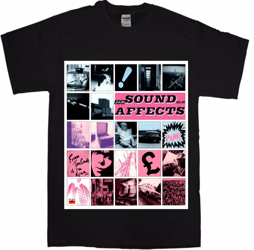 The Jam - Sound Affects Vintage Rock T-Shirts Most Popular Unisex T-Shirt Indie Punk