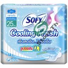 Sofy sanitary napkin Cooling Fresh 0.1 25 cm. 14 pcs