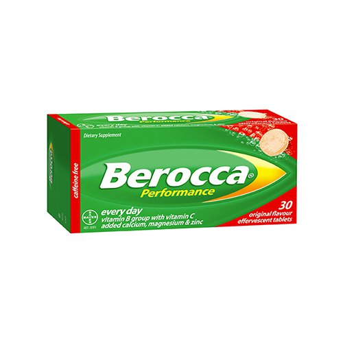 Berocca Performance is a specifically tailored vitamin and mineral supplement
