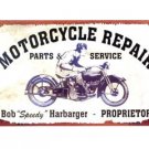 MOTORCYCLE REPAIR TIN SIGN
