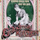 GRANDMAS KITCHEN RETRO TIN SIGN PIC METAL HOME SIGN S T