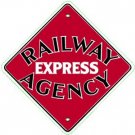 RAILWAY EXPRESS AGENCY PORCELAIN COAT SIGN METAL SIGNS RAILWAY EXPRESS AGENCY PORCELAIN COAT SIGN METAL SIGNS