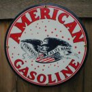 AMERICAN GASOLINE PORCELAIN SIGN GAS & OIL METAL SIGNS AMERICAN GASOLINE PORCELAIN SIGN GAS & OIL METAL SIGNS