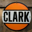CLARK PORCELAIN GASOLINE SIGN METAL GAS & OIL SIGNS C CLARK PORCELAIN GASOLINE SIGN METAL GAS & OIL SIGNS C