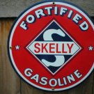 SKELLY GASOLINE SIGN METAL GAS & OIL SIGNS S SKELLY GASOLINE SIGN METAL GAS & OIL SIGNS S