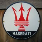 MASERATI PORCELAIN-COATED METAL SIGN
