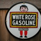WHITE ROSE GASOLINE SIGN GAS OIL STATION ADV AD SIGNS W WHITE ROSE GASOLINE SIGN GAS OIL STATION ADV AD SIGNS W