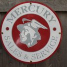 MERCURY SALES & SERVICE PORCELAIN COAT SIGN METAL SIGNS MERCURY SALES & SERVICE PORCELAIN COAT SIGN METAL SIGNS