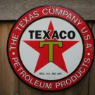 TEXACO PETROLEUM PORCELAIN-COATED SIGN T TEXACO PETROLEUM PORCELAIN-COATED SIGN T