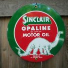 SINCLAIR OPALINE PORCELAIN-COATED SIGN METAL ADV SIGNS