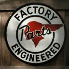 LG FACTORY PONTIAC PARTS TIN SIGN METAL ADV AD SIGNS P LG FACTORY PONTIAC PARTS TIN SIGN METAL ADV AD SIGNS P