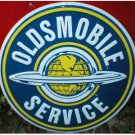LG OLDSMOBILE TIN SIGN METAL GAS OIL CAR ADV SIGNS O