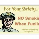 POLLY NO SMOKING WHEN FUELING TIN SIGN METAL ADV SIGNS POLLY NO SMOKING WHEN FUELING TIN SIGN METAL ADV SIGNS