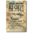 DRAG RACING ALL CHEVY NIGHT SIGN RETRO CAR AUTO SIGNS D DRAG RACING ALL CHEVY NIGHT SIGN RETRO CAR AUTO SIGNS D