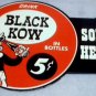 BLACK COW FLANGE TIN SIGN METAL RETRO ADV SIGNS B
