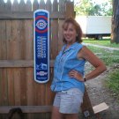 LG CHEVROLET THERMOMETER SIGN PIC METAL CHEVY AD SIGNS LG CHEVROLET THERMOMETER SIGN PIC METAL CHEVY AD SIGNS