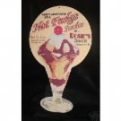 HOT FUDGE SUNDAE DIE CUT RETRO DINER SIGN CAFE AD SIGNS