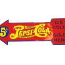 PEPSI COLA ARROW TIN SIGN PEPSI METAL ADV SIGNS S PEPSI COLA ARROW TIN SIGN PEPSI METAL ADV SIGNS S
