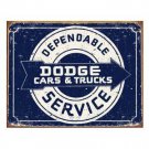 DODGE DEPENDABLE SERVICE SIGN CAR ADV METAL SIGNS D DODGE DEPENDABLE SERVICE SIGN CAR ADV METAL SIGNS D