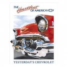 CHEVY HEARTBEAT TRIBUTE TIN SIGN RETRO METAL SIGNS C